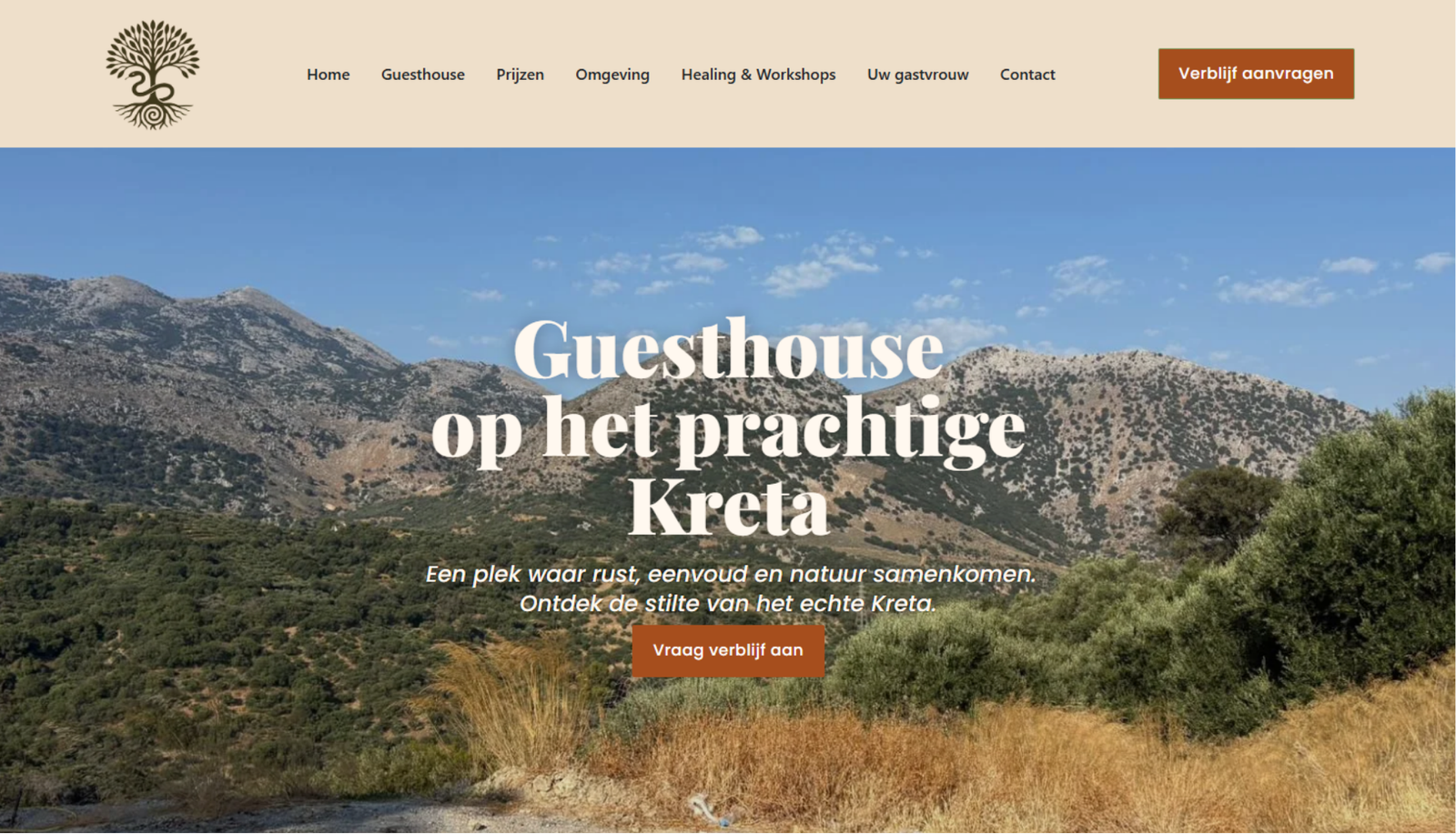 Ancestral Earth Kreta Guesthouse CynStudio webdesign