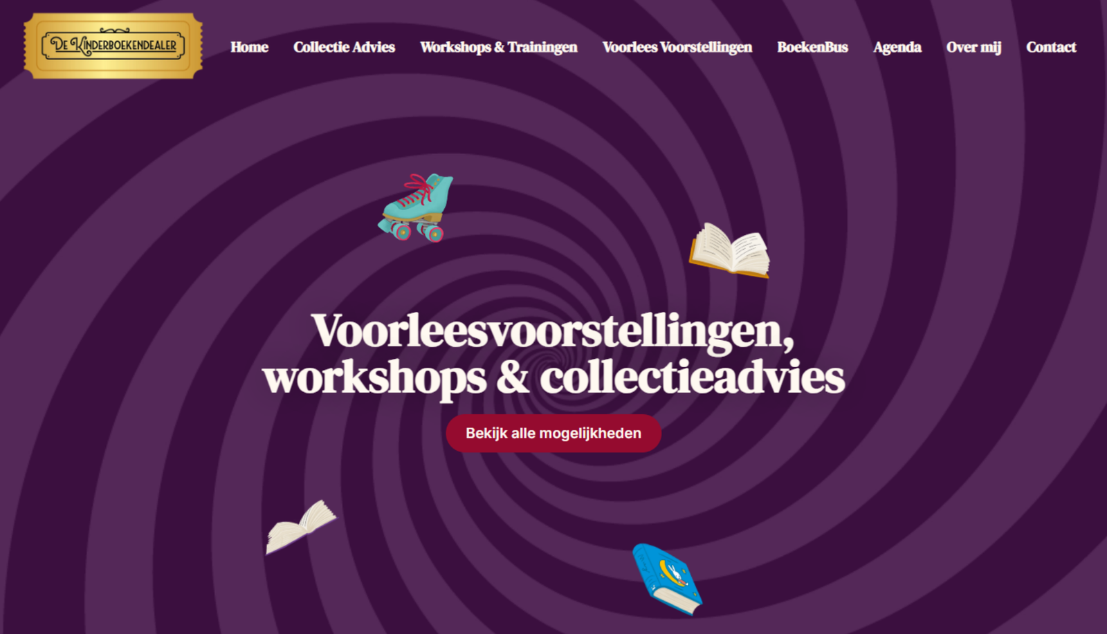 De Kinderboekendealer CynStudio webdesign